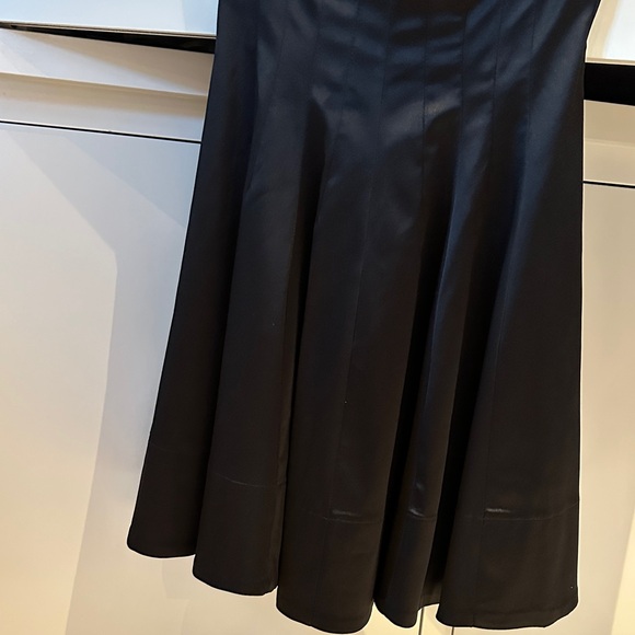 Teeze Me Black Strapless Dress with Rosette - Picture 6 of 6